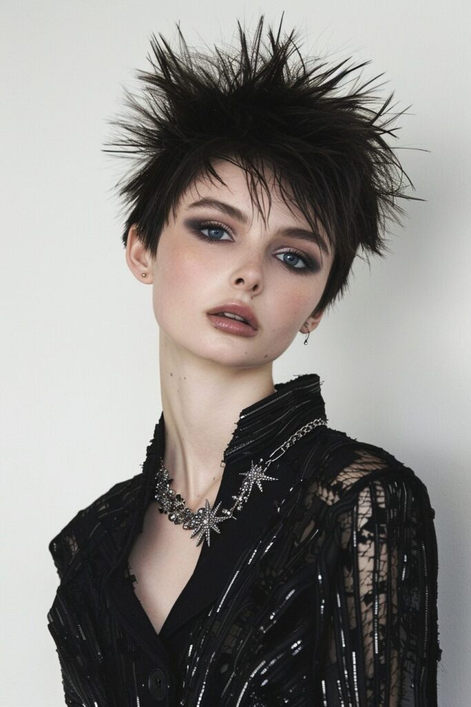 18. Stylish Spiked Flair Hair