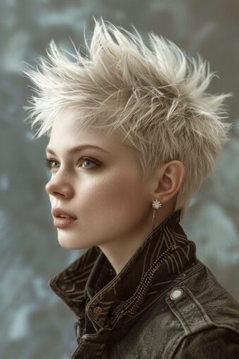 6. Sleek Short Spiky Haircuts