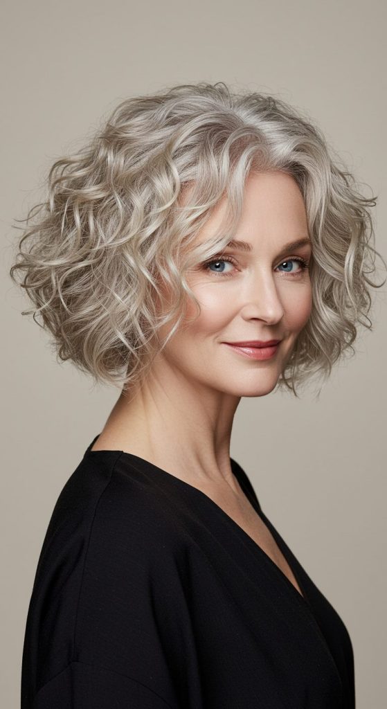 1. Classic Bob with Side Part