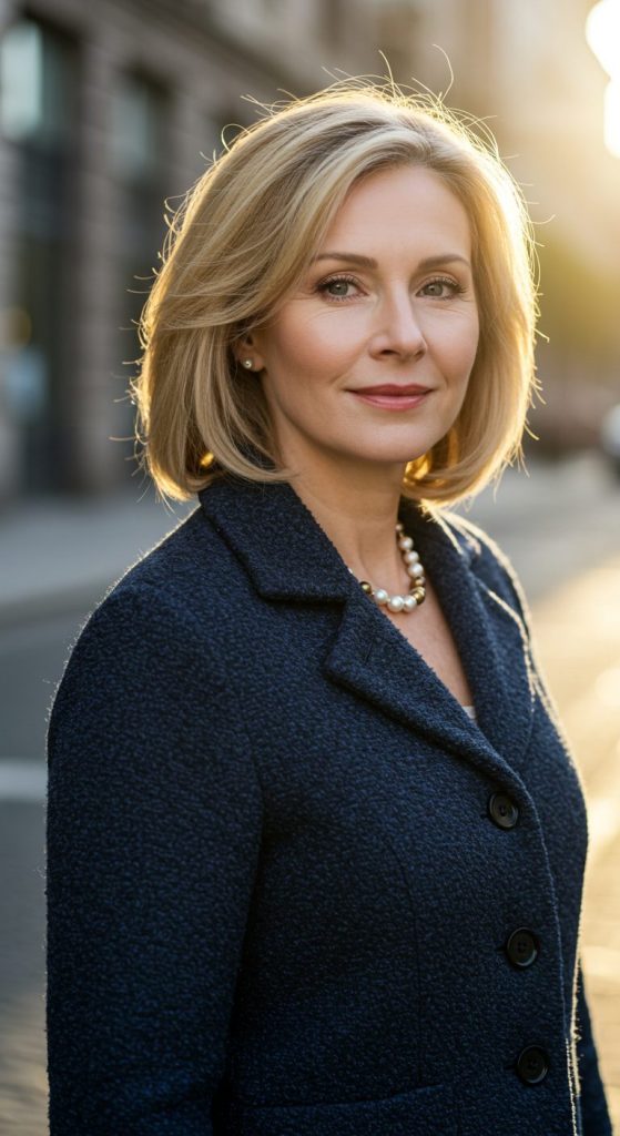 1. Layered Bob with Volume