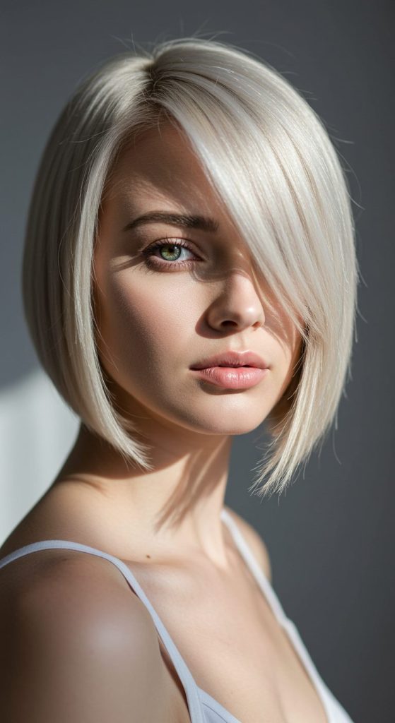 1. Sleek Blunt Bob