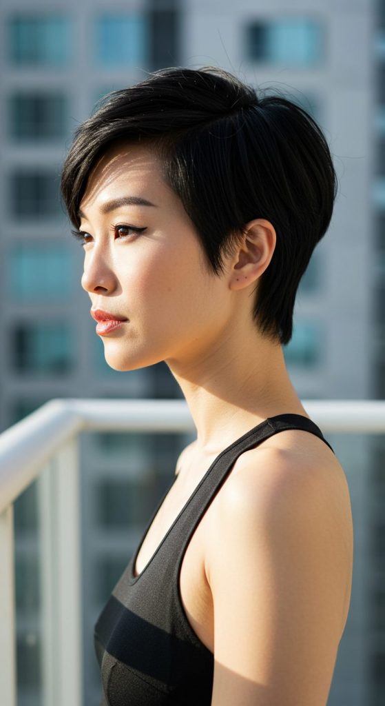 10. Pixie with Tapered Sides