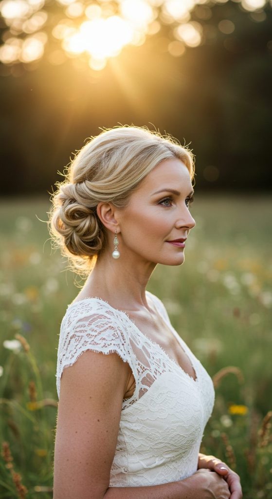 10. Romantic Half-Up Curls