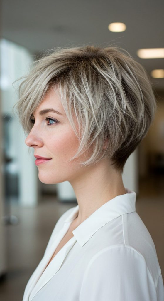 10. Short Shaggy Bob