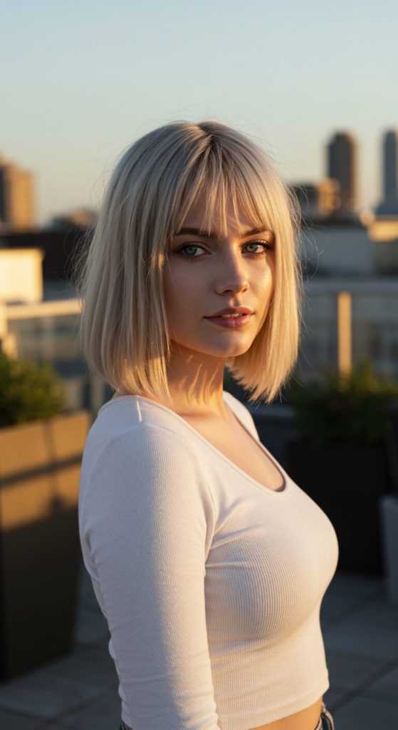 11. Jaw-Length Blunt Cut