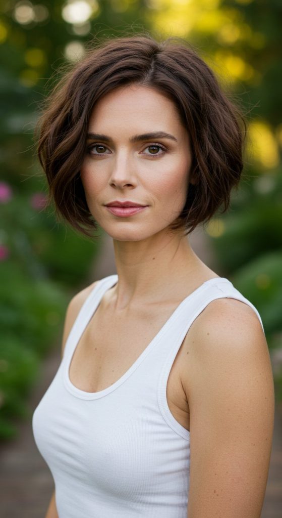 11. Textured Short Bob