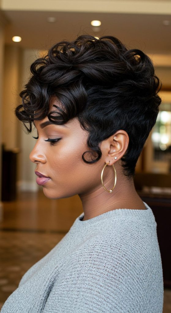 11. Voluminous Crown Pixie