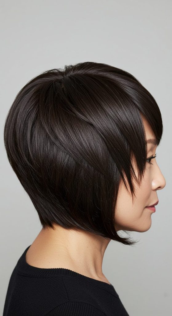 12. Short Angled Bob
