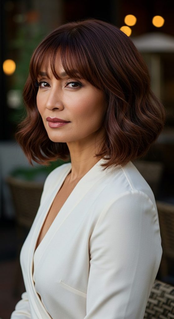 12. Soft Waves with Side Bangs