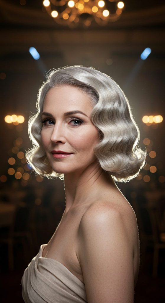 12. Vintage-Inspired Finger Waves