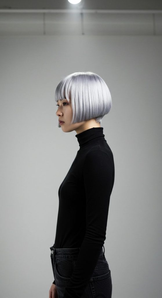 13. Edgy Bowl Cut Revival