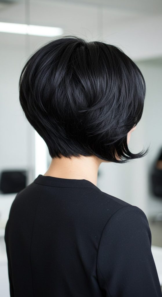 13. Feathered Inverted Bob