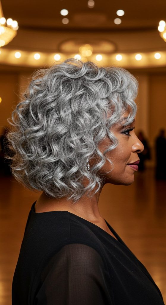 13. Layered Bob with Highlights