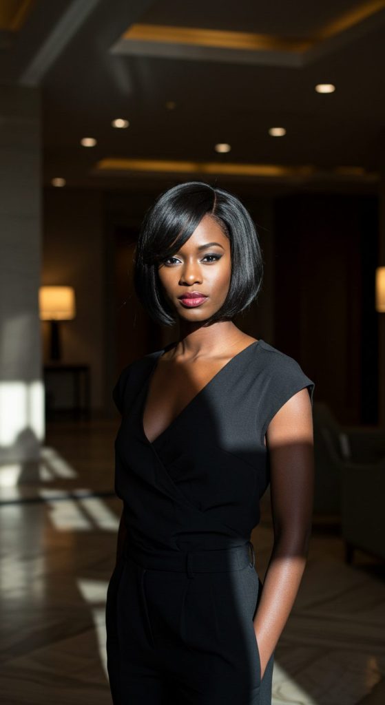 13. Sleek Chin-Length Bob