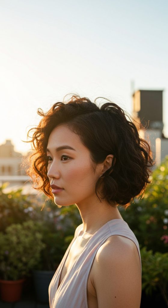 13. Tousled Curly Crop