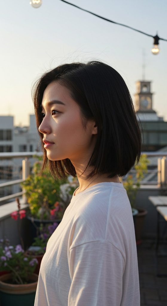 14. Angled Side-Parted Lob