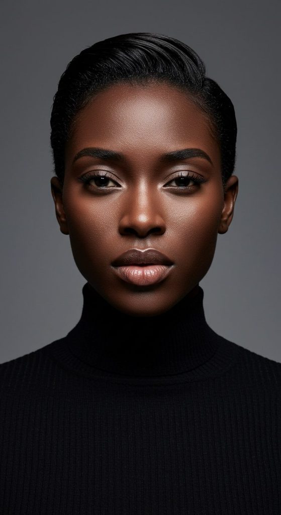 14. Slicked-Back Pixie