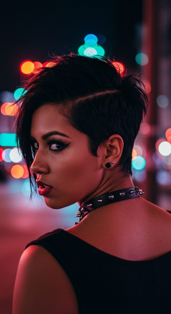 16. Edgy Undercut Pixie