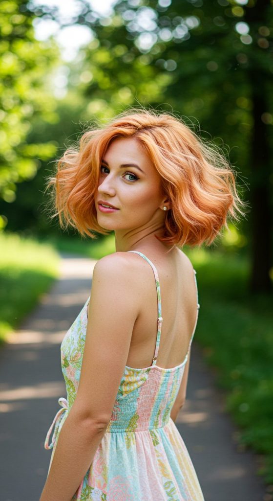 16. Short Bob with Flirty Flip Ends