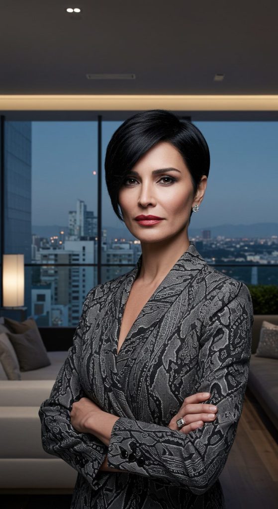 16. Sleek Side-Parted Pixie