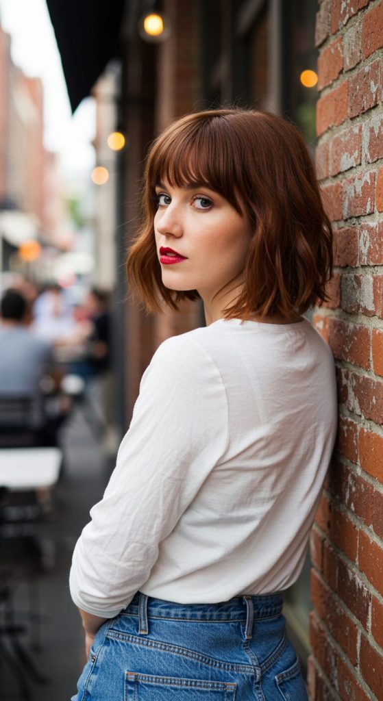 16. Textured Crop with Fringe