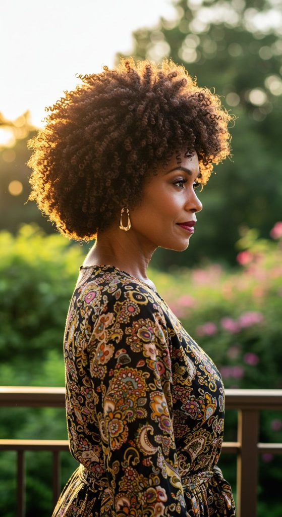 16. Voluminous Curly Pixie