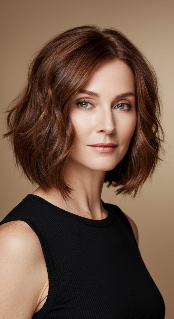 16. Wispy Layered Bob