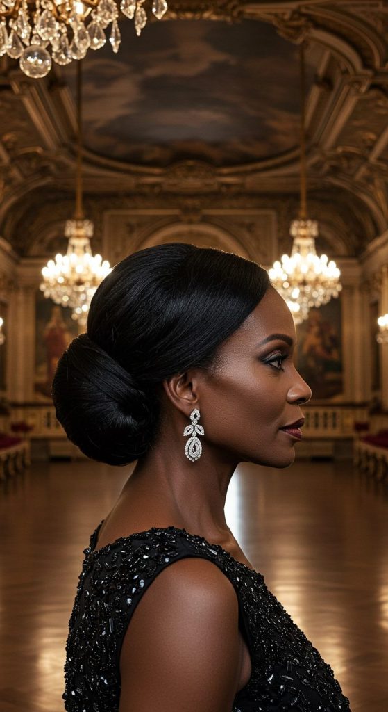 17. Chic Low Chignon