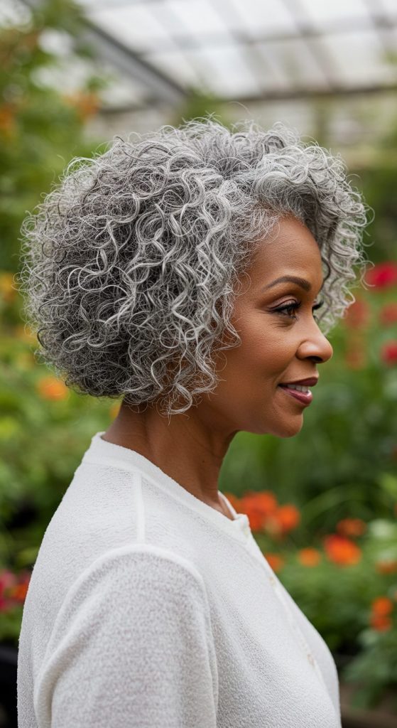 17. Chin-Length Curly Bob