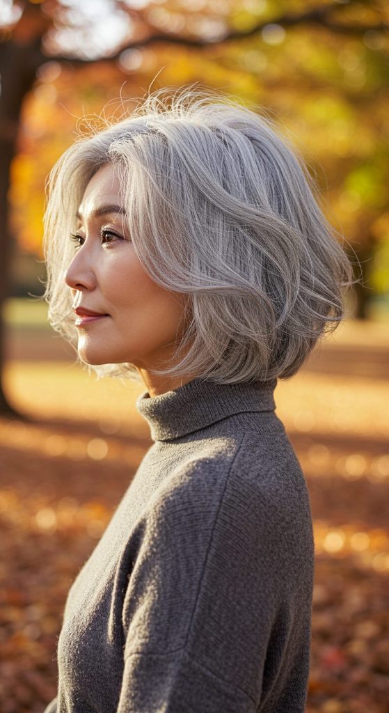 17. Messy Layered Bob
