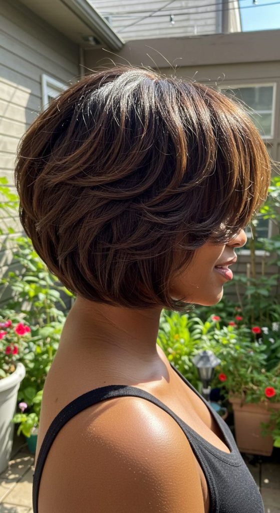 18. Bouncy Layered Bob