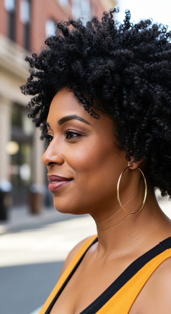 18. Curly Pixie with Volume