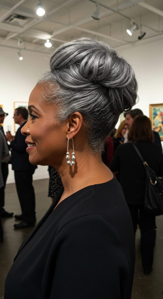 18. Knotted Bun Updo