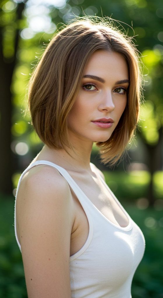 18. Soft Layered Bob