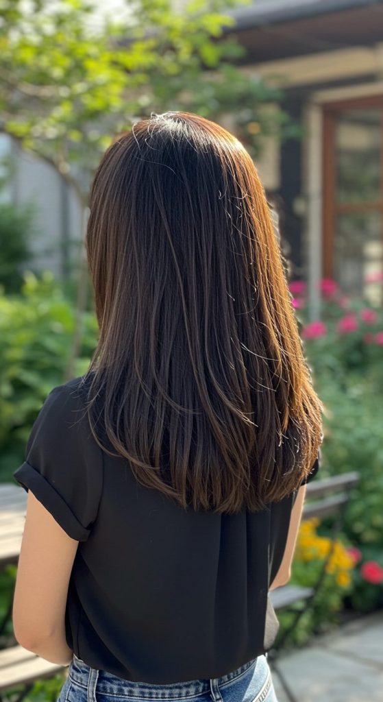 18. Straight Bob with Long Layers