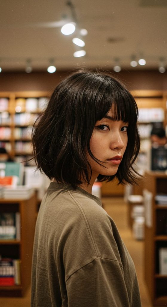 19. Choppy Fringe Bob