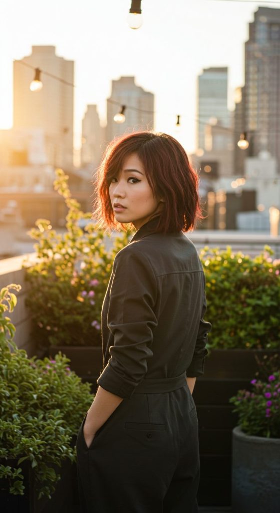 19. Layered Shag Pixie