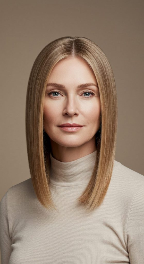 19. Sleek Long Bob (Lob)