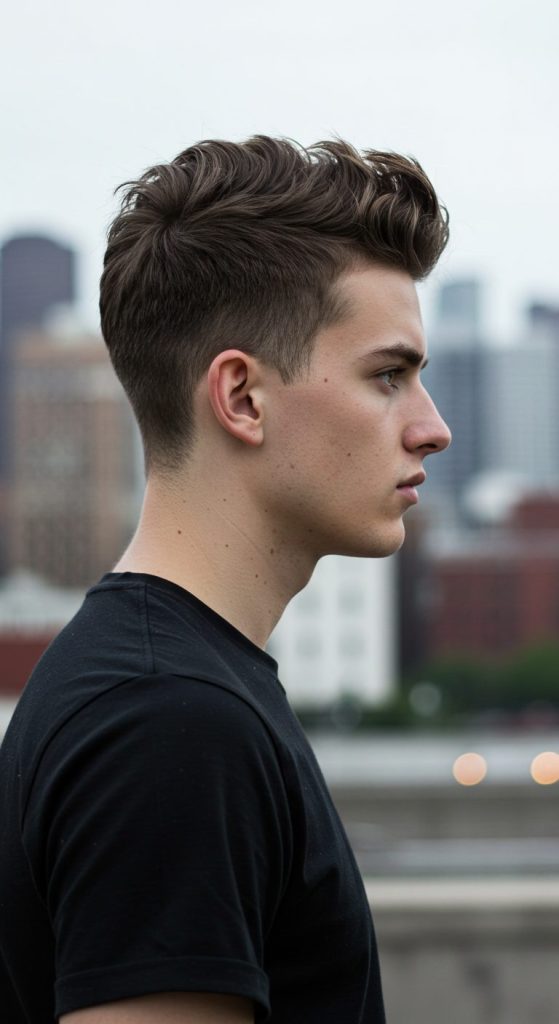 2. Edgy Chic Crop Cut