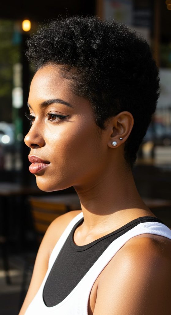 2. Textured Pixie Cut