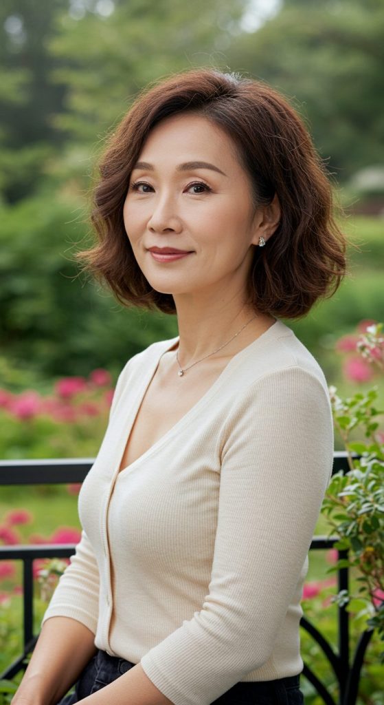 2. Textured Shoulder-Length Cut