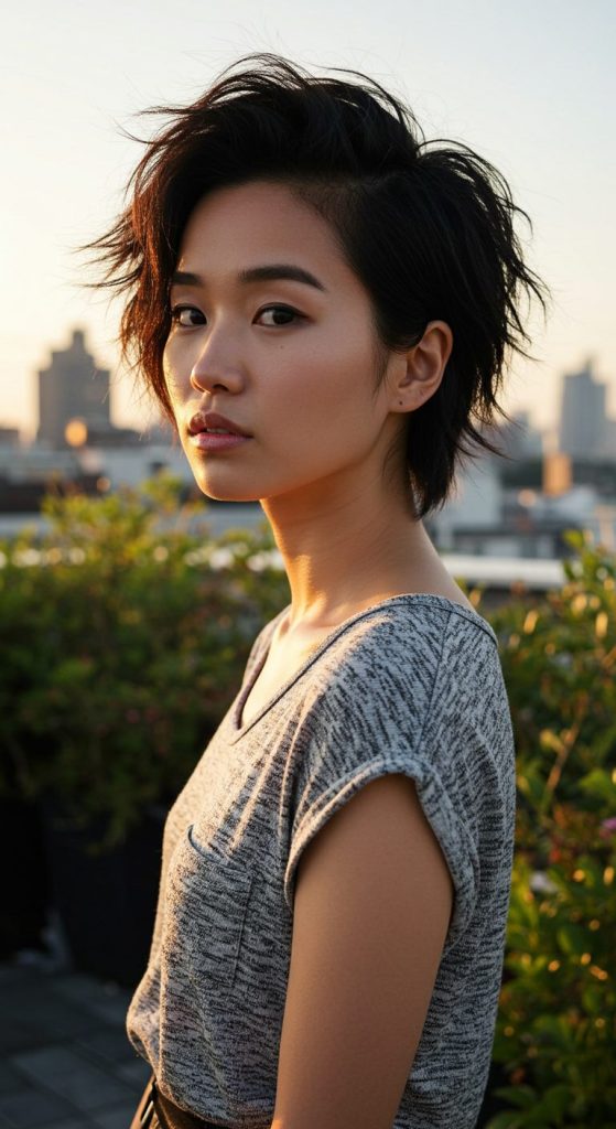 2. Tousled Micro Pixie