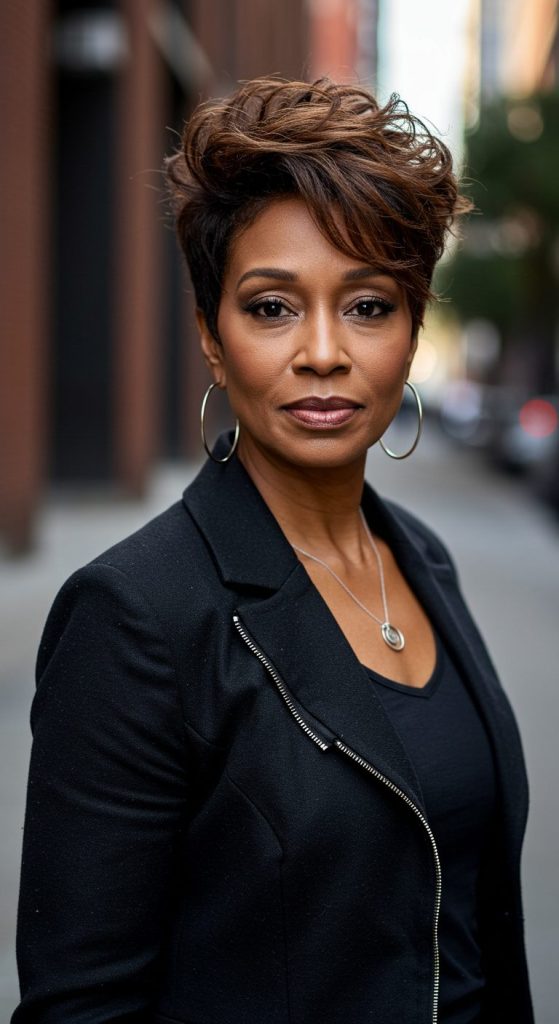 2. Tousled Pixie Cut