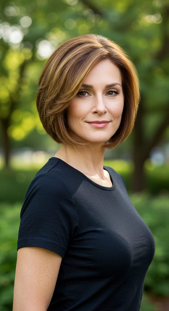 20. Sleek Layered Bob