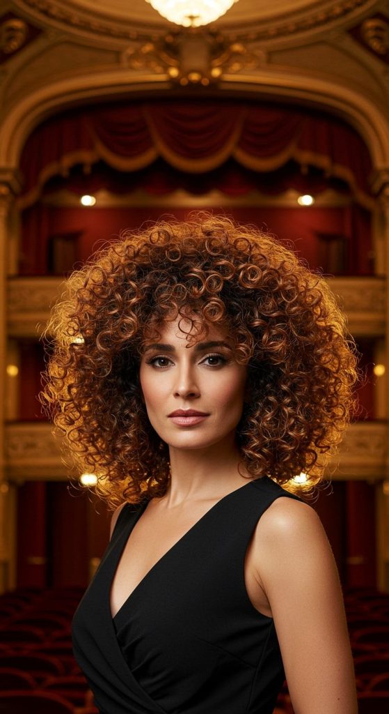 21. Curly Pixie with Volume