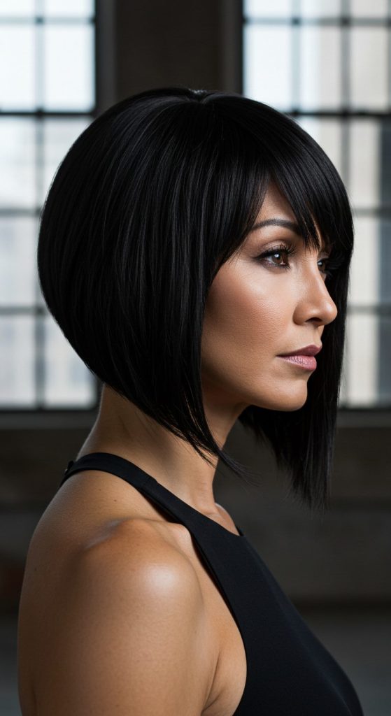 21. Layered Curved Bob