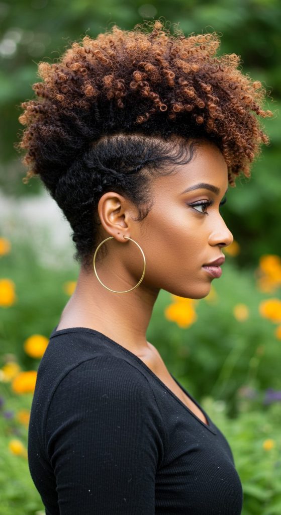 21. Side-Parted Curly Pixie