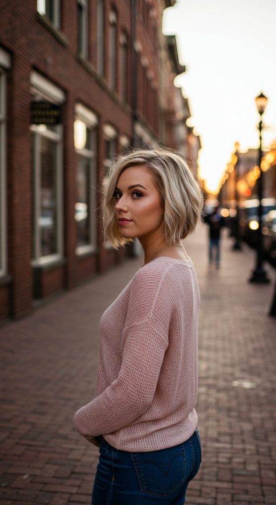 22. Short Shaggy Bob