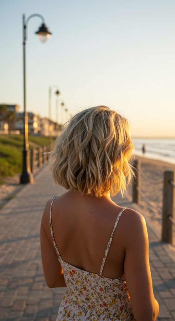 23. Chin-Length Bob with Waves