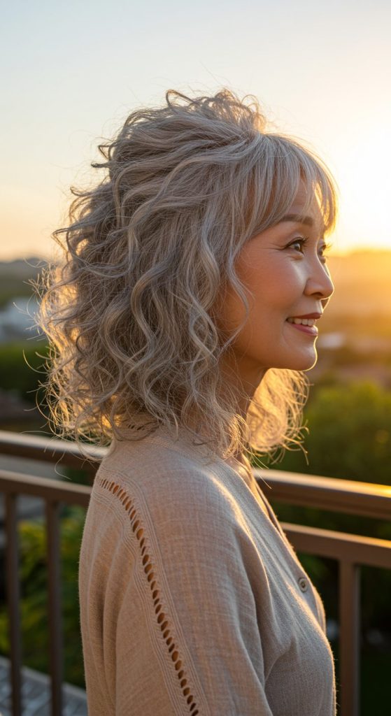 23. Messy Ponytail with Layers